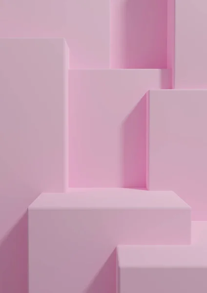 Hafif, pastel, lavanta pembesi 3D ürün resimli duvar kağıdı podyumlu ya da basit, minimal, soyut, geometri ürünü fotoğrafçılık arka planında bir iki lüks ürün üzerinde iyi durun.