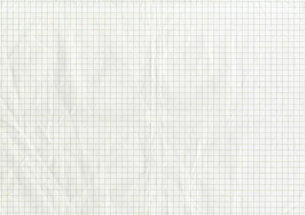 High Resolution Large Image White Uncoated Checkered Graph Paper Scan — Stock Photo, Image