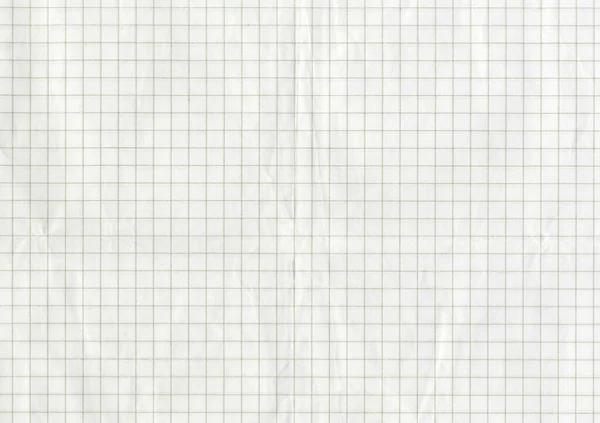 High Resolution Large Image White Uncoated Checkered Graph Paper Scan — Stock Photo, Image