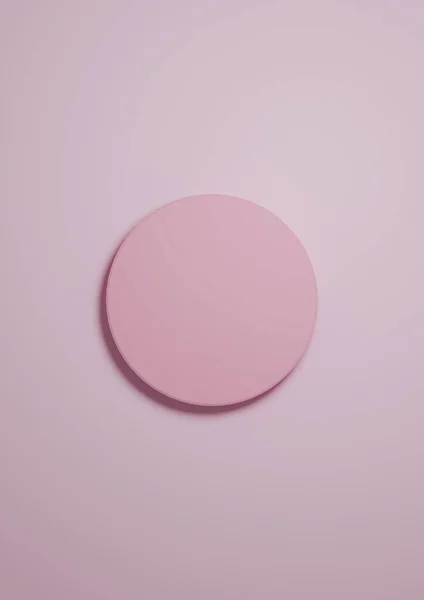 Light Pastel Lavender Pink Illustration Simple Minimal Product Display Background — ストック写真