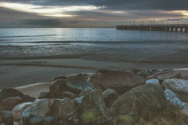 Baltık Denizi üzerinde gün doğumu