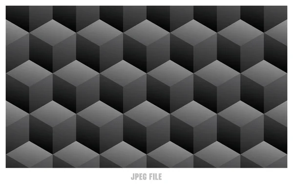 cool black cube 3d illüstrasyon grafiksiz arkaplan vektörü