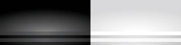 nesneyi yerleştirmek için siyah ve beyaz basit geniş adımlar arkaplan 3d illüstrasyon vektörünü göster