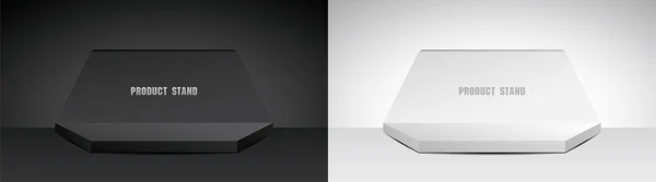 En az biçim altıgen şekil görünümü 3d illüstrasyon vektörü