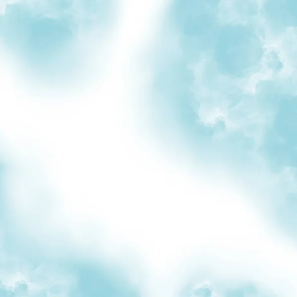 Céu Azul Com Nuvens Fundo Colorido Tons Pastel Luz — Fotografia de Stock