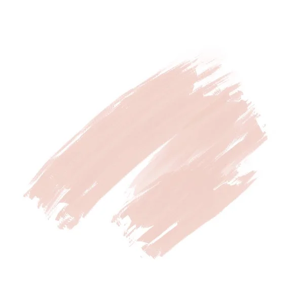 Pinselfarbe Pastellfarbe Schmieren Pastellfarbener Fleck Von Blassrosa Farbe Hand Mit — Stockfoto