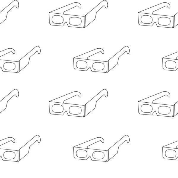 Patrón Sin Costuras Con Imagen Las Gafas Patrón Minimalista Estilo —  Fotos de Stock