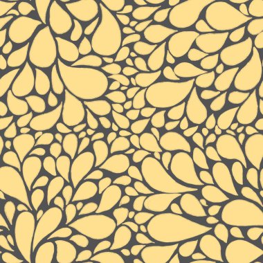 Seamless pattern with patterns in yellow tones. Pattern for textiles, wallpaper, wrapping paper, accessories. Print for clothes, shoes, postcards, invitations, greetings.
