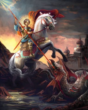 saint george ejderha öldürmek