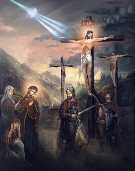 イエス キリストの十字架 — ストック写真