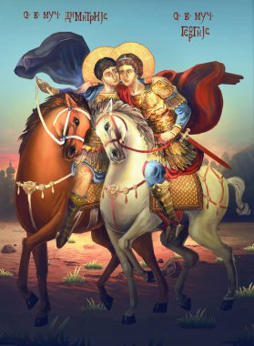 brothers st. George and st. Demetrios
