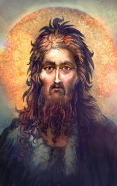 alistic portrait of john the baptist