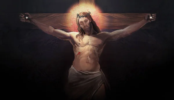 Kruisiging Van Jezus Christus Zoon Van God — Stockfoto