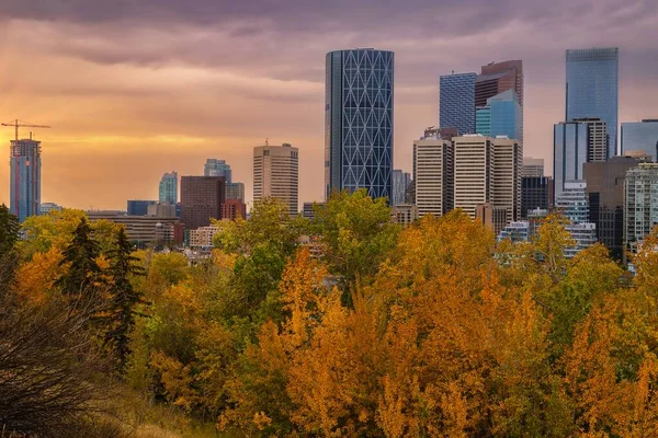 Calgary Fall Sunrise Sky — Stock Photo, Image