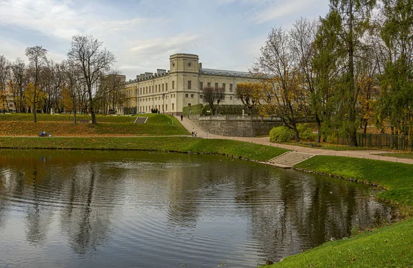 Uitzicht Het Grand Palace Gatchina — Stockfoto