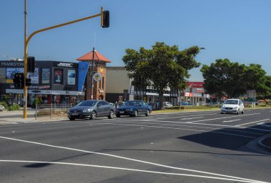 450 Nepean Otoyolu Frankston, Victoria, Avustralya. 23 Ocak 2014. Avustralya 'nın Pasifik kıyısında, Frankston' da sıcak bir yaz günü.