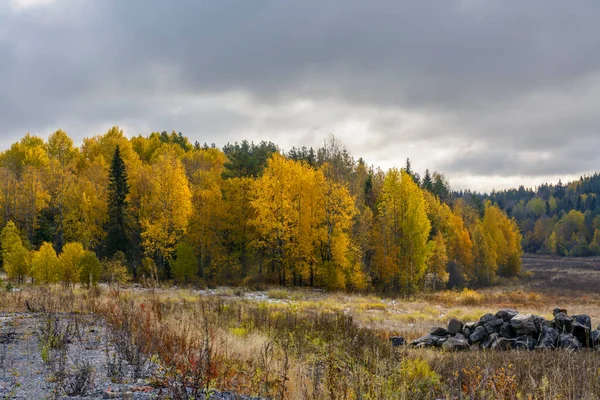 Paisaje Otoñal República Karelia —  Fotos de Stock