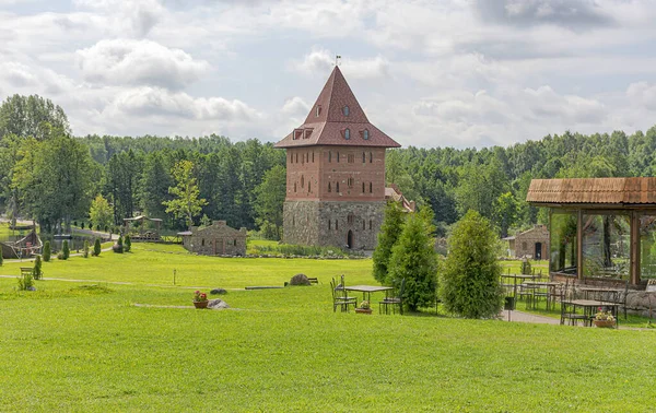 Sula Village Distrito Stolbtsovsky Región Minsk Bielorrusia Agosto 2019 Castillo — Foto de Stock