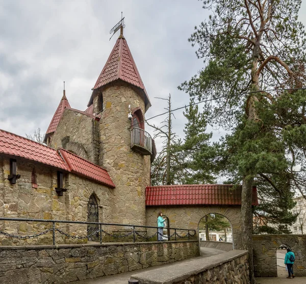 Andersengrad Solnechnaya Sosnovy Bor Rússia Maio 2021 Complexo Infantil Cidade — Fotografia de Stock