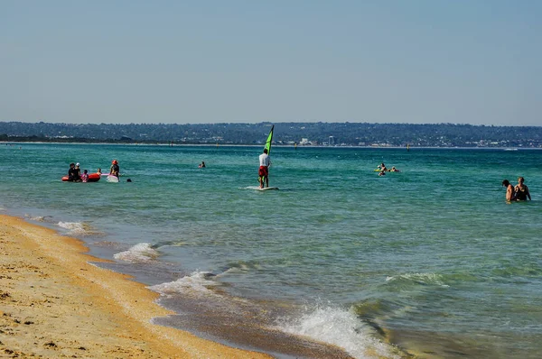 Calm Pacific Ocean Australia Beach Chelsea Victoria — Stock Photo, Image