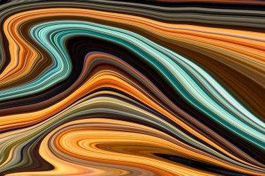 Yerde çok renkli çöpler var..