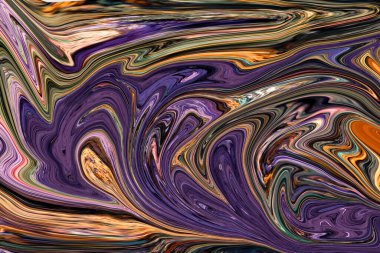 Yerde çok renkli çöpler var..