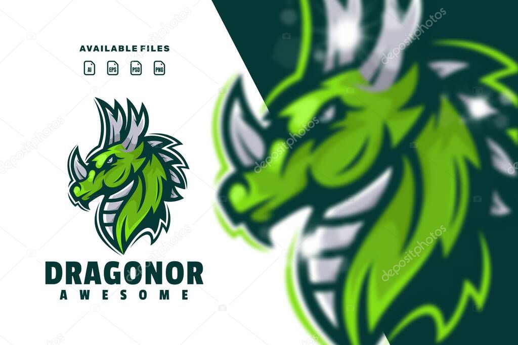 Cowboy character mascot logo