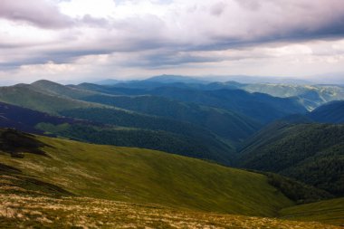 spectacular nature scenery, awesome sunset landscape, beautiful morning background in the mountains, Carpathian mountains, Ukraine, Europe