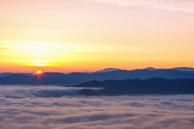spectacular nature scenery, awesome sunset landscape, beautiful morning background in the mountains, Carpathian mountains, Ukraine, Europe