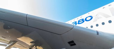 Toulouse, Fransa 'da 21 Temmuz 2021' de bir AIRBUS A380 'in görüntüsü.