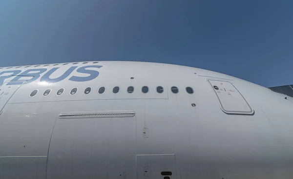 Toulouse Fransa Temmuz 2021 Bir Airbus A380 Görüntüsü — Stok fotoğraf