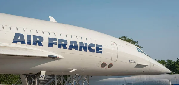 View Air France Concorde Toulouse July 2021 — Fotografia de Stock