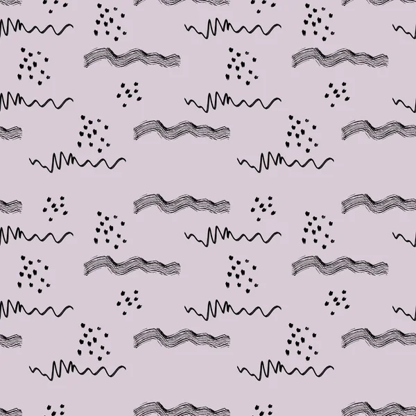 Creative Collage Seamless Pattern Modern Design Paper Cover Fabric Interior — Stockvector