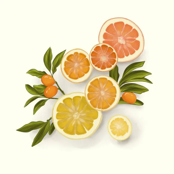 Orange Und Mint Tapeten — Stockfoto