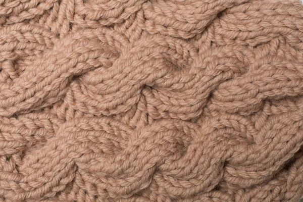 Knitted Woolen Sweater Background Closeup — Stock Photo, Image