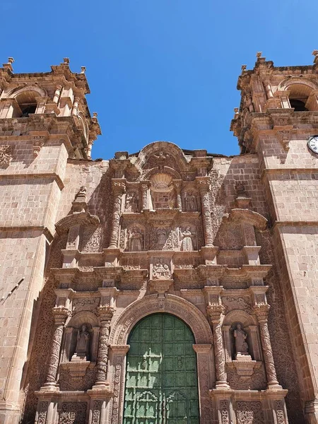 Puno Katedrali Puno Peru — Stok fotoğraf