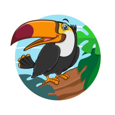 karikatür Toucan karakteri