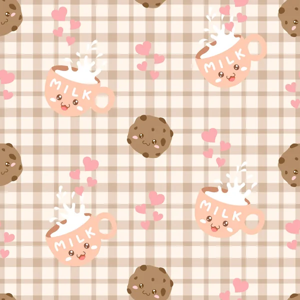 Premium Vector  Cute cow seamless repeating pattern, wallpaper background,  cute seamless pattern background