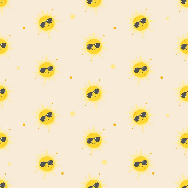 Güneş gözlüğü takan sevimli çizgi film karakteri.