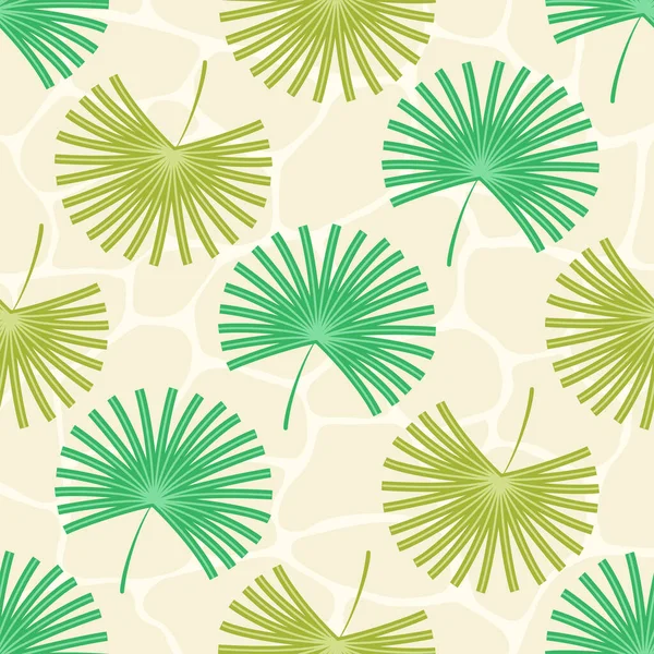Круглые Пальмовые Листья — стоковый вектор
