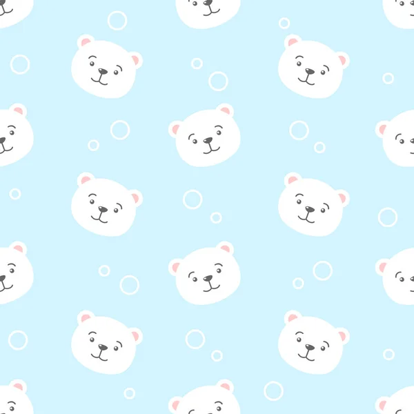 Sevimli karikatür kutup ayısı kusursuz ayı