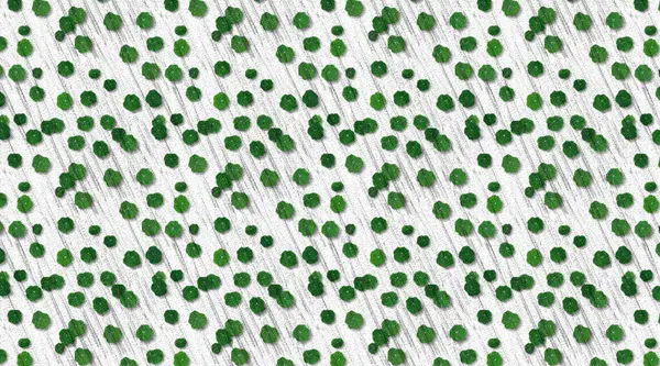 Abstrakt Grün Ball Weißer Hintergrund Illustration — Stockfoto