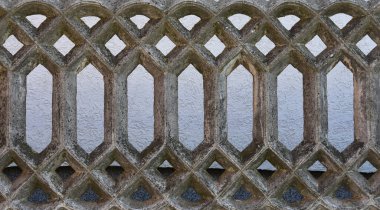 Antika gri taş duvar dokusu