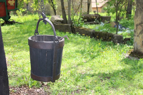 Old Bucket Rural Part Country — Stock Photo, Image