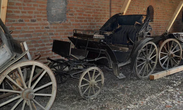 Oude Gereedschappen Vaten Rijtuigen Gebruikt Door Boeren Servië — Stockfoto