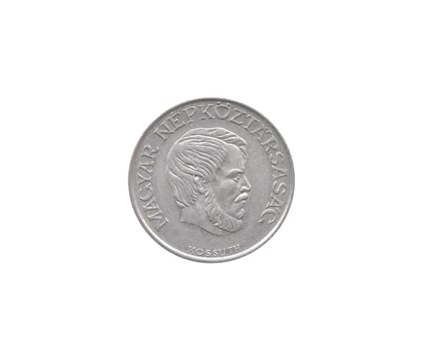 Cara Moneda Forint Húngara Que Muestra Retrato Lajos Kossuth — Foto de Stock