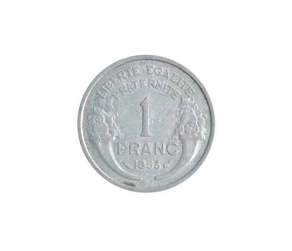 Fransa tarafından 1958 'de yapılan klasik para.
