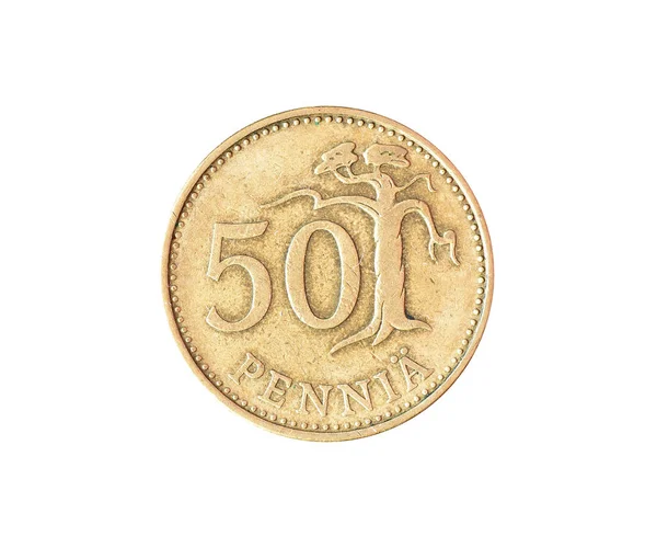 Εσοδεία Κέρμα Από Φινλανδία 1963 — Φωτογραφία Αρχείου