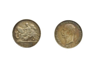 Eski Yunan parası 1910 yapımı.