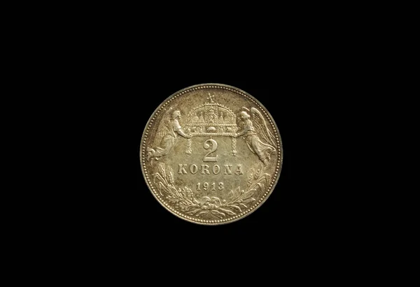 Austrian Kroner Coin Made 1913 — Stock Photo, Image